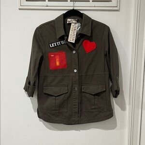 alice & olivia NWT Collective Beatles Let It Be Jacket XS